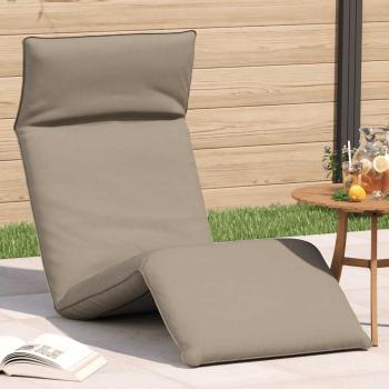 ARDEBO.de - Sonnenliege Klappbar Taupe 175x54x8,5 cm Oxford-Gewebe