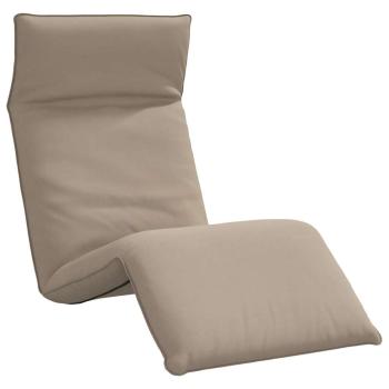 Sonnenliege Klappbar Taupe 175x54x8,5 cm Oxford-Gewebe