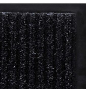 Türmatte Schwarz 90 x 60 cm PVC