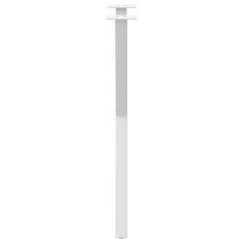 Esstischbeine X-Form 2 Stk. Weiß 57x(72-73) cm Stahl