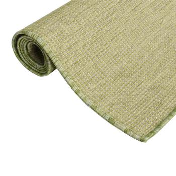 Outdoor-Teppich Flachgewebe 200x280 cm Gr?n