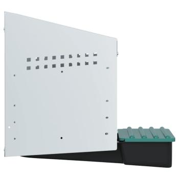 Hühner-Nistkasten 1 Fach Wandmontage Verzinkter Stahl