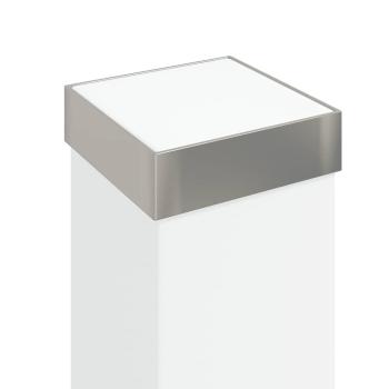 Pollerleuchten mit Sensor&Steckdose 3 Stk. 110 cm Edelstahl IP44