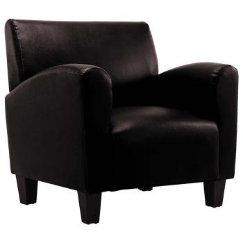 Sessel Dunkelbraun Kunstleder