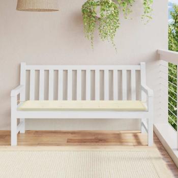 ARDEBO.de - Gartenbank-Auflage Creme 150x50x3 cm Oxford-Gewebe