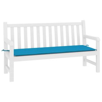 Gartenbank-Auflage Blau 200x50x3 cm Oxford-Gewebe