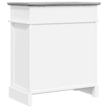 Schuhschrank Grau 50 x 28 x 58 cm Paulownia Holz