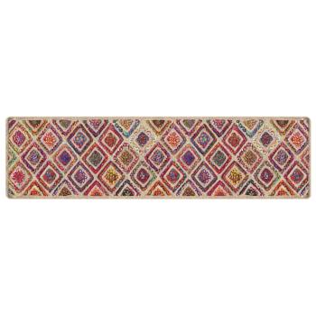 Teppich Waschbar Mehrfarbig 80x300 cm