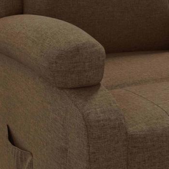 Relaxsessel Braun Stoff