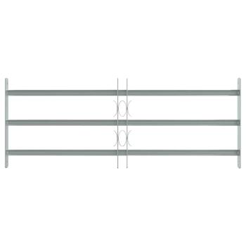 Fenstergitter Verstellbar mit 3 Querstäben 700-1050 mm