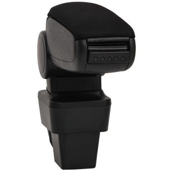 Auto-Armlehne für OPEL ASTRA H (2004?2010) Schwarz 13x34x(33?46) cm ABS