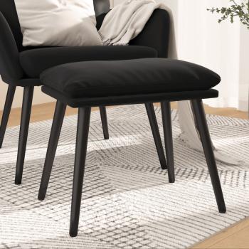 ARDEBO.de - Fußhocker Schwarz 45x29,5x35 cm Samt