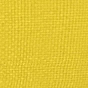 3-Sitzer-Sofa mit Hocker Hellgelb 180 cm Stoff