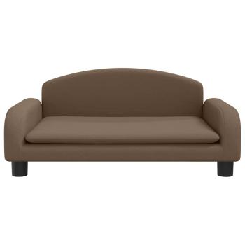Hundebett Braun 70x45x30 cm Stoff
