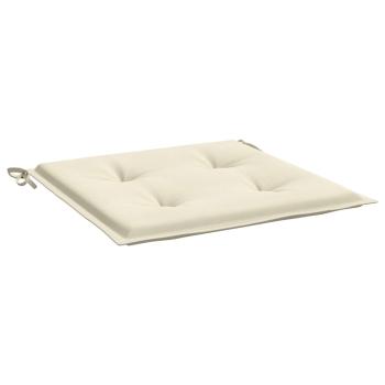 Gartenstuhl-Kissen 4 Stk. Creme 50x50x3 cm Oxford-Gewebe