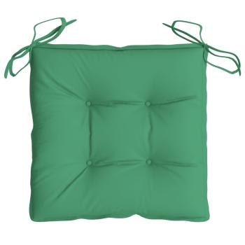Stuhlkissen 2 Stk. Grün 50x50x7 cm Oxford-Gewebe