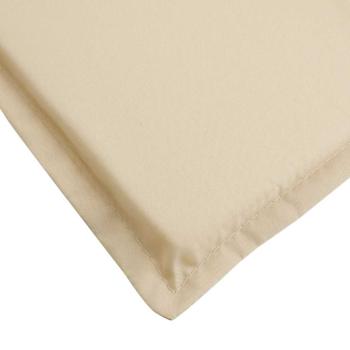 Sonnenliegen-Auflage Beige 180x60x4 cm Oxford-Gewebe