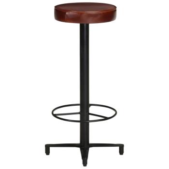 Barhocker 2 Stk. 76 cm Echtleder