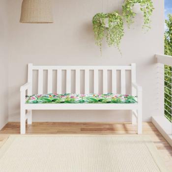 ARDEBO.de - Gartenbank-Auflage Mehrfarbig 150x50x7 cm Oxford-Gewebe