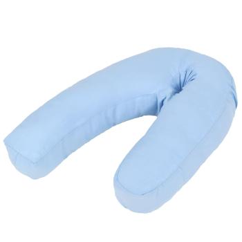 ARDEBO.de - Schwangerschaftskissen J-förmig 54x(36-43) cm Blau