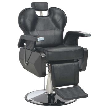 ARDEBO.de - Friseurstuhl Schwarz 72×68×98 cm Kunstleder
