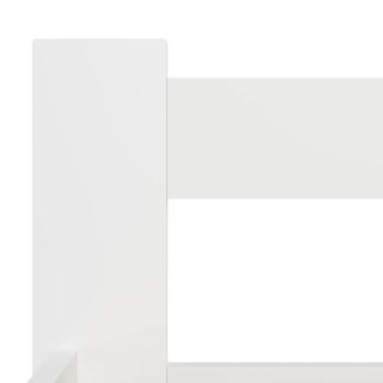 Massivholzbett Weiß Kiefer 120x200 cm