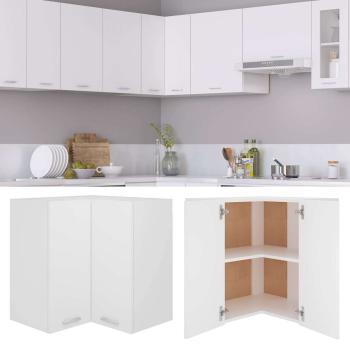 Eckh?ngeschrank Lyon Wei? 57x57x60 cm Holzwerkstoff
