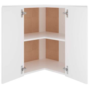 Eckh?ngeschrank Lyon Wei? 57x57x60 cm Holzwerkstoff