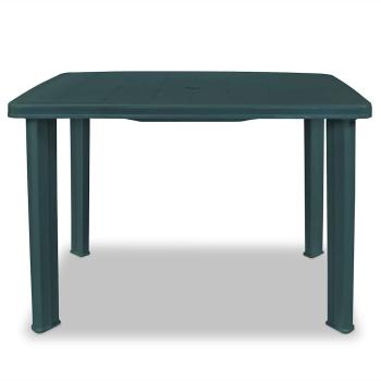 Gartentisch Grün 101x68x72 cm Kunststoff
