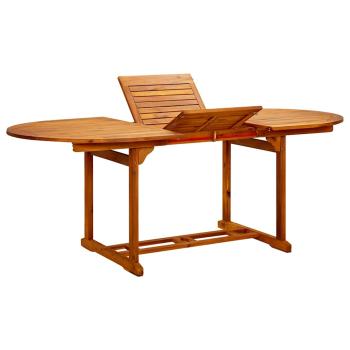 ARDEBO.de - Gartentisch (150-200)x100x75 cm Massivholz Akazie