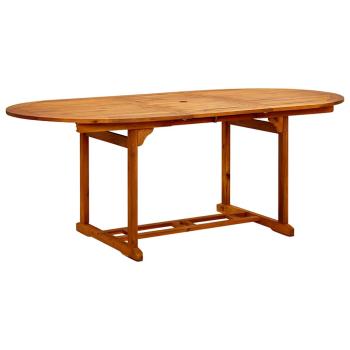 Gartentisch (150-200)x100x75 cm Massivholz Akazie