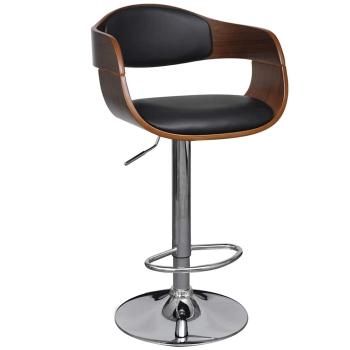 ARDEBO.de - Barhocker Bugholz und Kunstleder