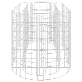 Gabionen-Hochbeet Verzinktes Eisen 120x50x50 cm