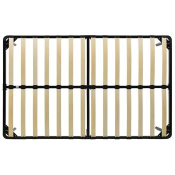 Bettgestell Schwarz Metall 140×200 cm