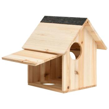 ARDEBO.de - Eichhörnchenhaus Tanne Massivholz 26x25x29 cm