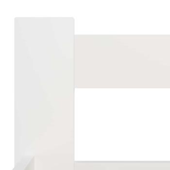 Massivholzbett Weiß Kiefer 160x200 cm