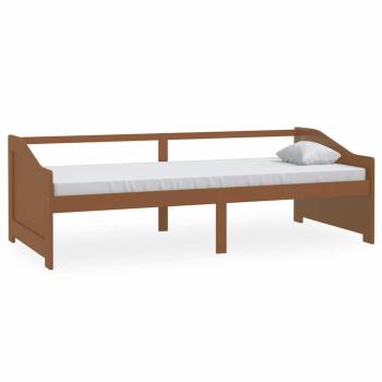 Tagesbett 3-Sitzer Honigbraun Massivholz Kiefer 90x200 cm