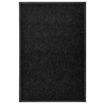 ARDEBO.de - Fußmatte Waschbar Schwarz 60x90 cm