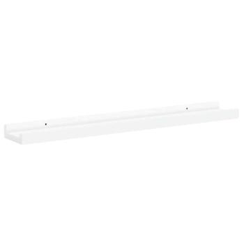 Bilderleisten 2 Stk. Weiß 60x9x3 cm MDF