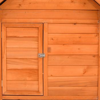 Hühnerstall 150x96x110 cm Massivholz Tanne