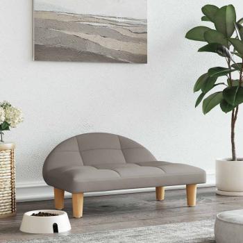 ARDEBO.de - Hundebett Taupe 70x52x30 cm Stoff