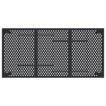 Gartentisch Anthrazit 165x80x72 cm Stahl