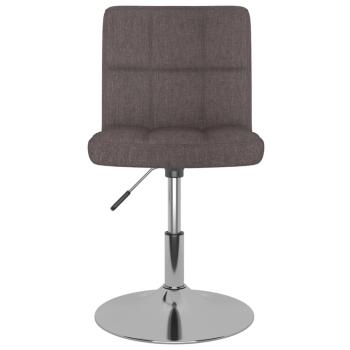 Drehbarer Barhocker Taupe Stoff