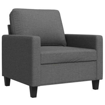 Sofasessel Dunkelgrau 60 cm Stoff