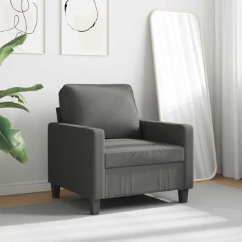 Sofasessel Dunkelgrau 60 cm Stoff