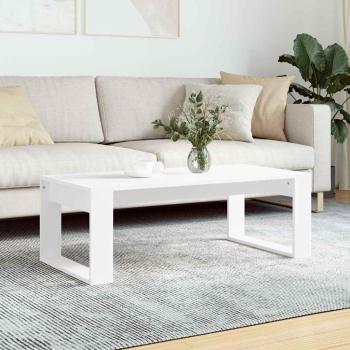 ARDEBO.de - Couchtisch Weiß 102x50x35 cm Holzwerkstoff