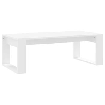 Couchtisch Weiß 102x50x35 cm Holzwerkstoff