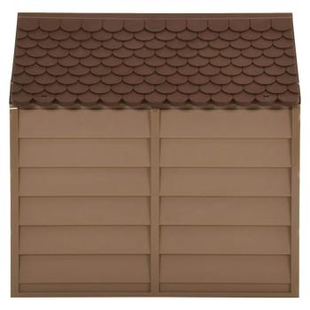 Hundehütte Braun 71x71,5x68 cm PP
