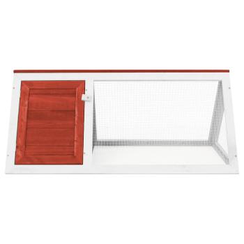 Kleintier-/Kaninchenstall Rot Holz