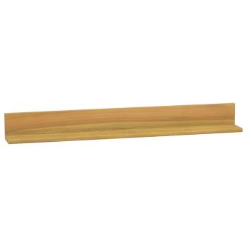 Wandregale 2 Stk. 90x10x10 cm Massivholz Teak